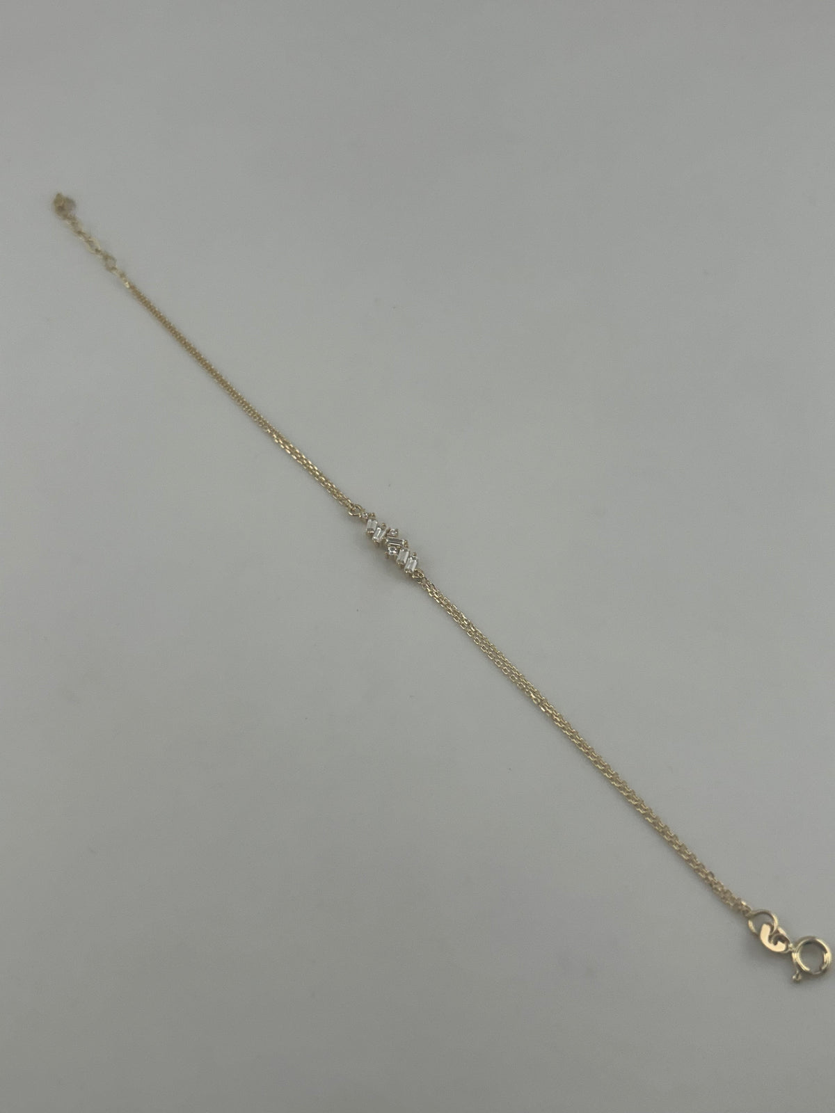 18K Yellow Gold Multi-Shape Cubic Zirconia Bracelet - Image 1
