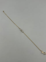 18K Yellow Gold Multi-Shape Cubic Zirconia Bracelet - Image 1