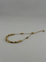 18K Solid Gold | Golden Élan Bead Bracelet - Image 1