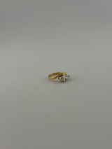 1 carat marquise east west lab diamond ring - Image 3