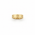 Lined ring with screw markings