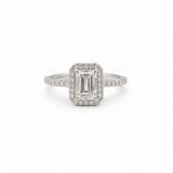 Emerald Semi Mount Ring GWG - Image 1