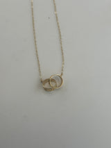 Interlocking Necklace Solid 18k Gold - Image 1