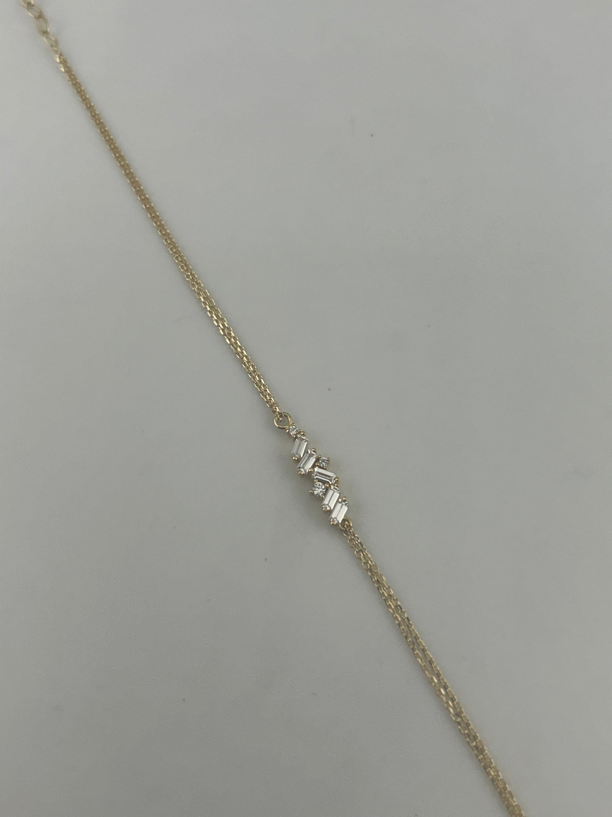 18K Yellow Gold Multi-Shape Cubic Zirconia Bracelet - Image 2