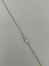 18K Yellow Gold Multi-Shape Cubic Zirconia Bracelet - Image 2
