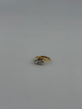 1 carat marquise east west lab diamond ring - Image 4