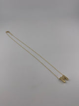 18K Yellow Gold Initial Letter Necklace - Image 13