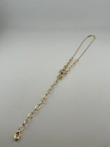 18K Gold Oval Cable Link Necklace - Image 2
