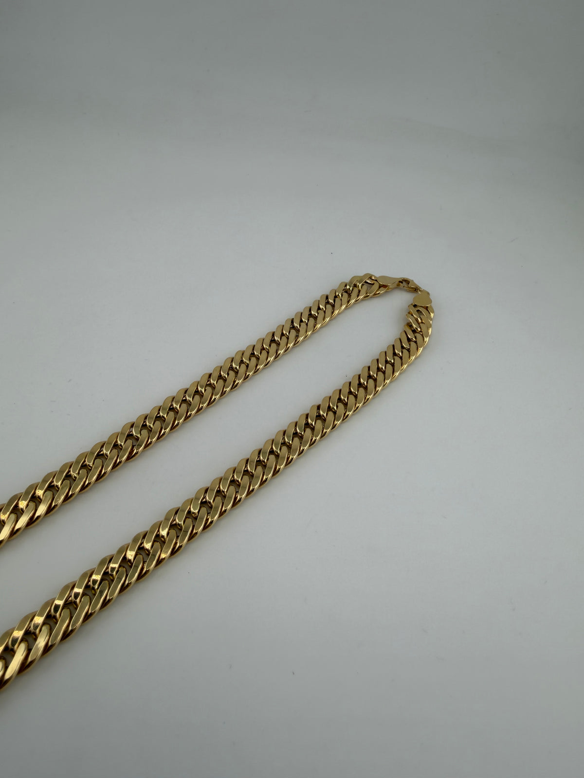 18K Solid Gold Cuban Link Chain - Image 7