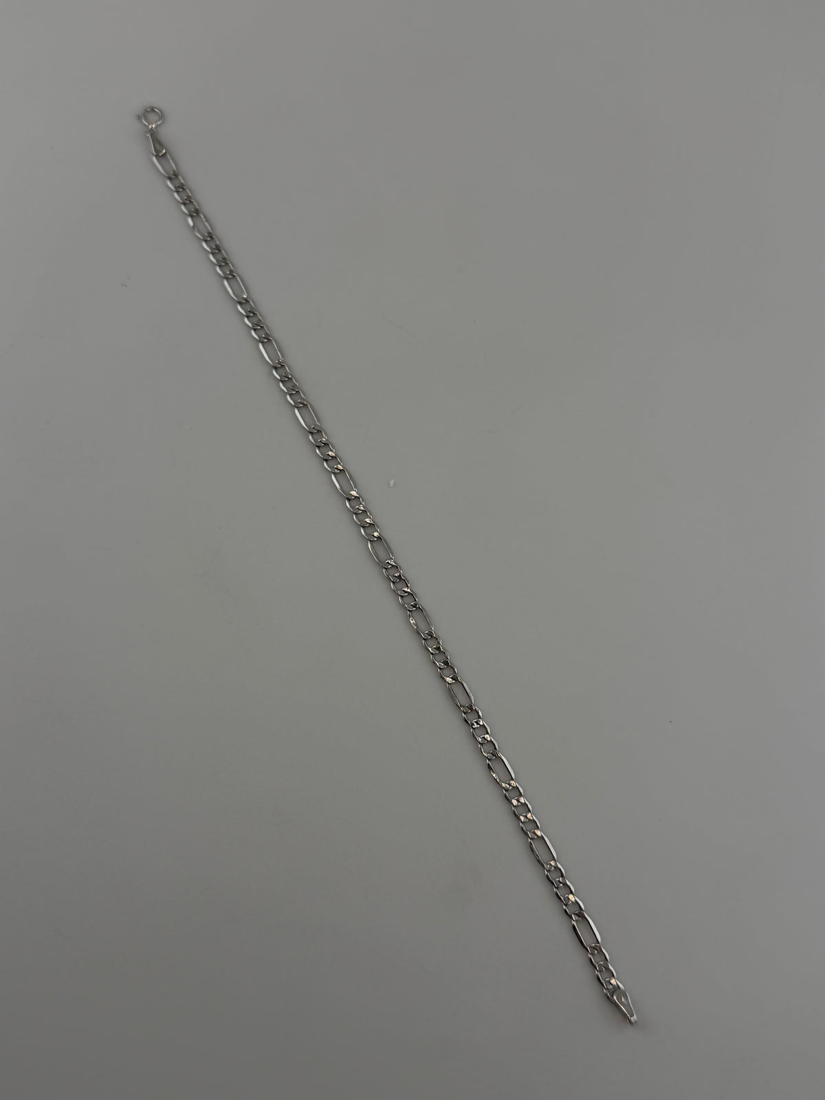 Figaro Bracelet — 18K Solid Gold - Image 2