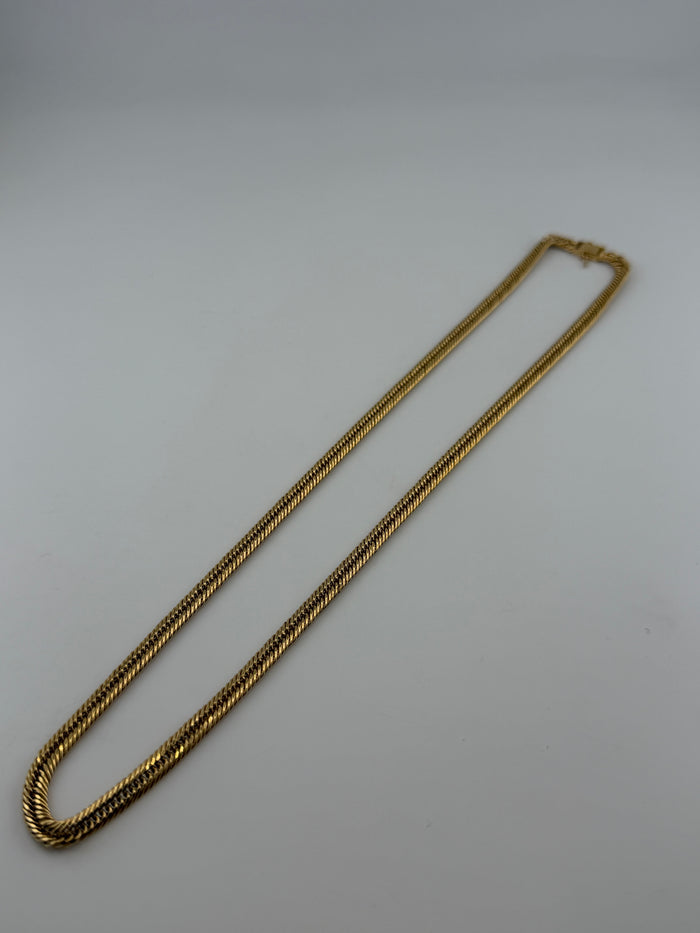 Tight Cuban Chain — 18K Solid Gold
