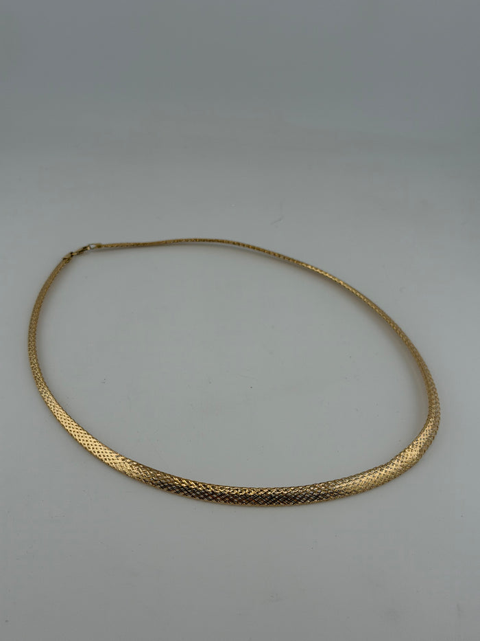 The Golden Étoile Mesh Choker – 18K Solid Gold