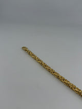 Royal Byzantine 18K Solid Gold Bracelet – 5mm - Image 3