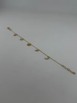 Celestial Dreams 18K Solid Gold Charm Bracelet - Image 3