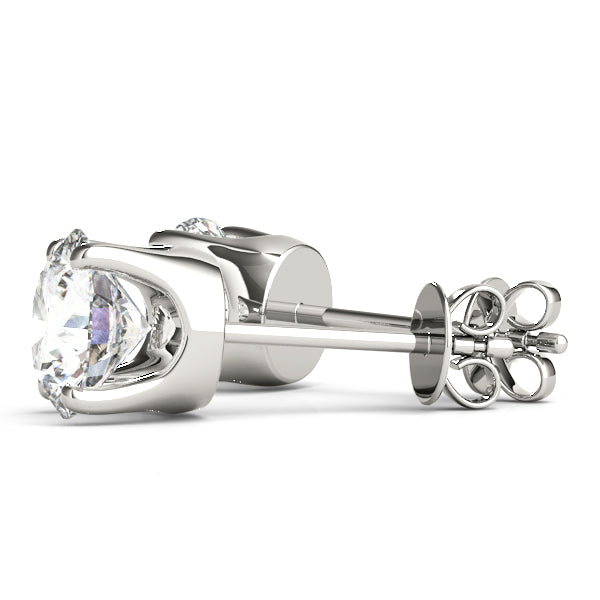 Solitaire Diamond Stud Earrings 3 carat - Image 10