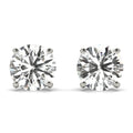 Solitaire Diamond Stud Earrings 4 carat