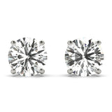 Solitaire Diamond Stud Earrings 3 carat - Image 1