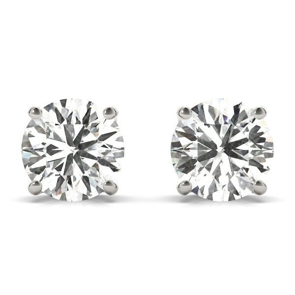 Solitaire Diamond Stud Earrings 1 carat