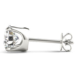 Solitaire Diamond Stud Earrings 3 carat - Image 4