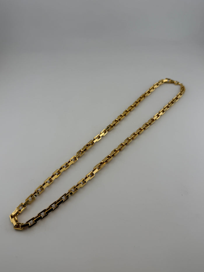 Box Chain — 18K Solid Gold