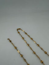 The Aurelia 18K Solid Gold Necklace & Bracelet Set - Image 3