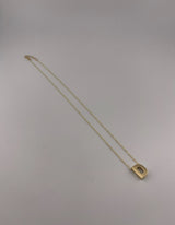 18K Yellow Gold Initial Letter Necklace - Image 2