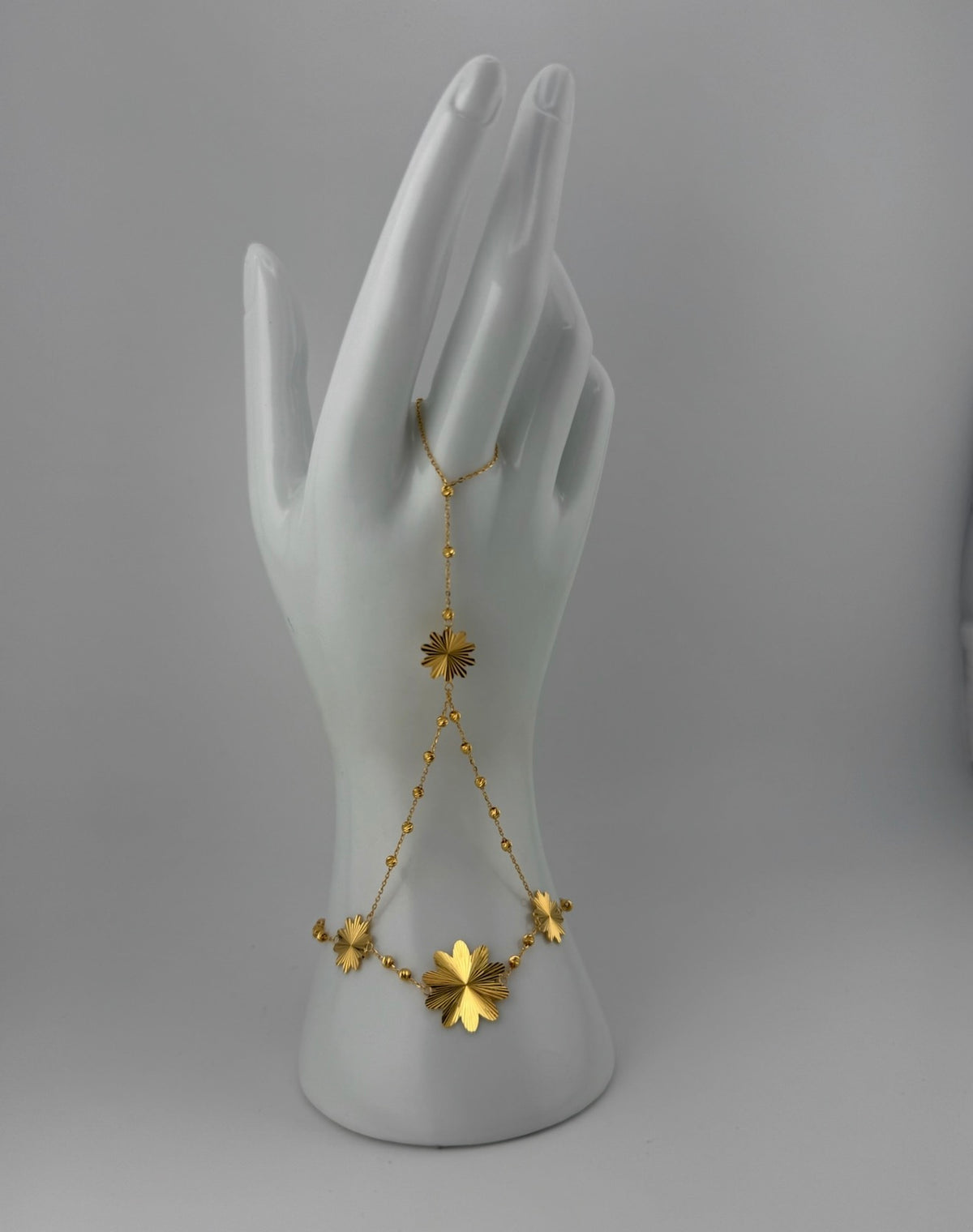 Solid 21k gold handchain - Image 1