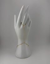 Solid 21k gold handchain - Image 1