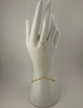 Solid 21k gold handchain