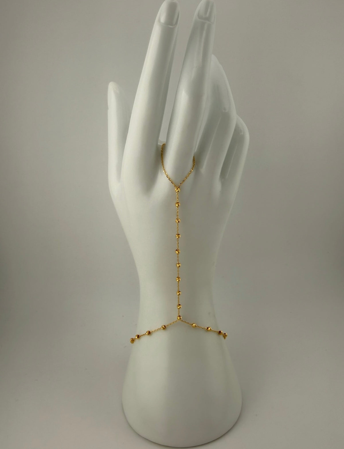 Solid 21k gold handchain - Image 1