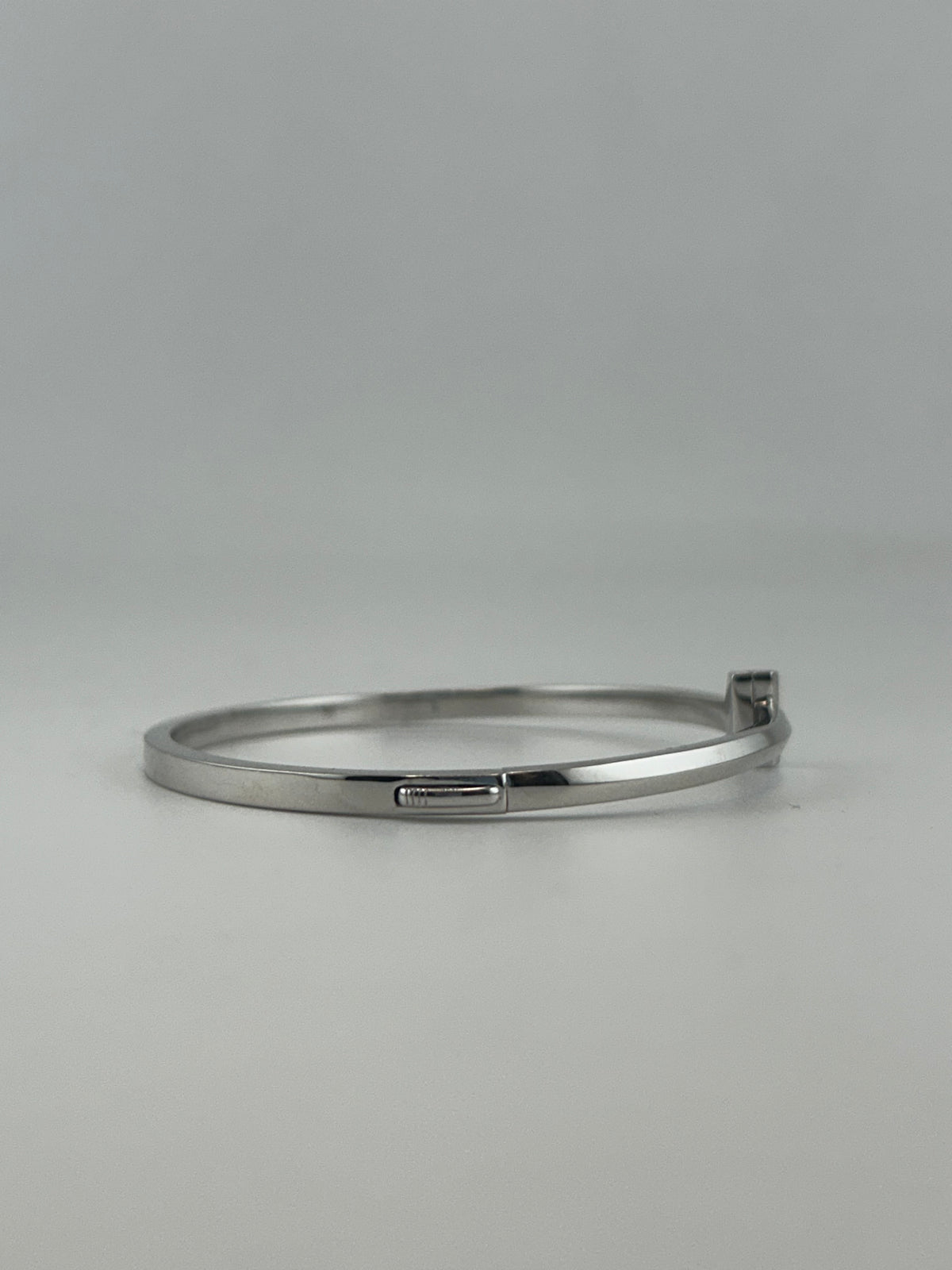 Silver T Bangle - Image 2
