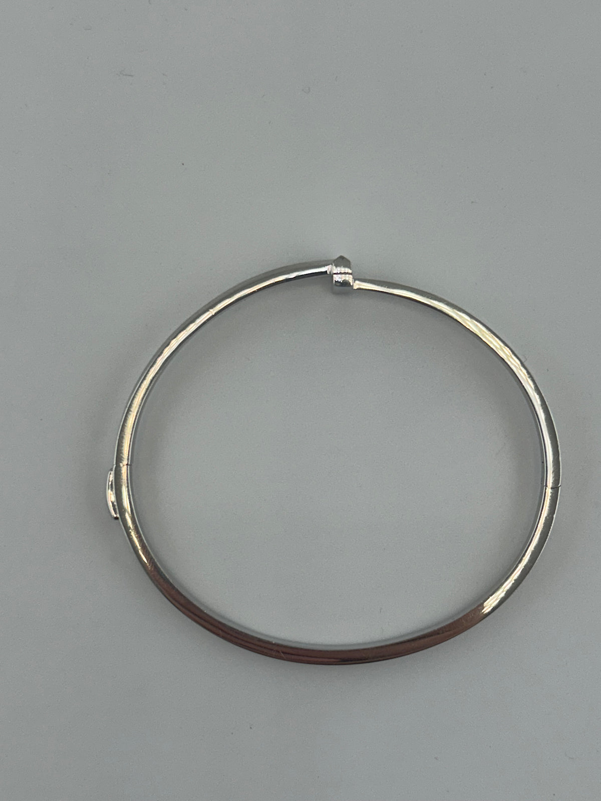 Silver T Bangle - Image 3
