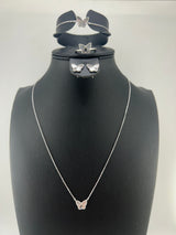 Small Silver Butterfly Set - Image 1