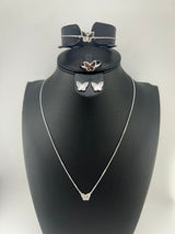 Small Silver Butterfly Set - Image 2
