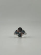 Sterling Silver Clover Ring - Silver Clover - Image 1