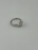 Sterling Silver Clover Ring - White Clover - Image 2