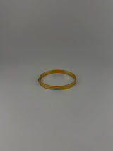 Bangle that opens with a screw, 18k gold, hollow, regular width - Image 3