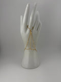 Solid 21k gold handchain