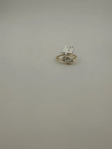 14K Yellow Gold Pear Shape Two-Stone Diamond Ring - Image 4
