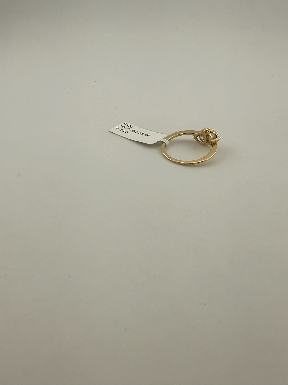 14K Yellow Gold Pear Shape Two-Stone Diamond Ring - Image 2