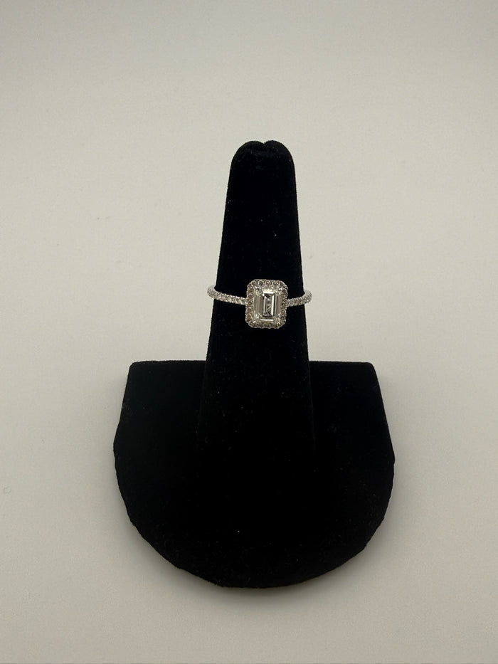 Emerald Shape Semi Mount