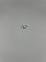 Silver Nail Ring with premium zircon stones - Image 2
