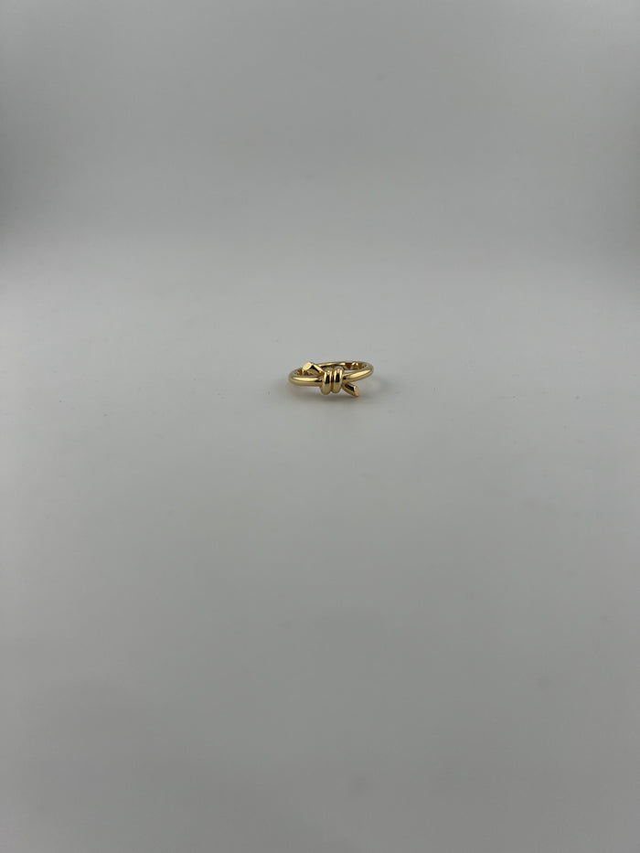 Knot ring all gold