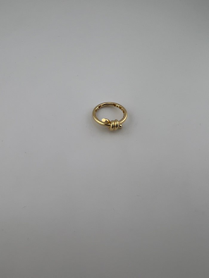 Knot ring all gold