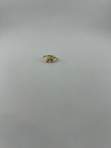 Knot ring with premium CZ stones - Image 1