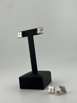 Silver Clover Studs - Solid 925 Sterling Silver - Image 1