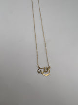 18K Solid Gold Allah Name Pendant Necklace - Image 3