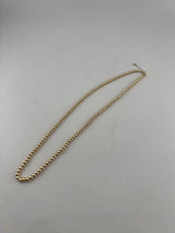 18K Gold Beaded Necklace - Image 2