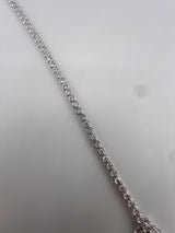 2.5 Carat Round Bezel Tennis Bracelet, 14K White Gold, Lab Diamond - Image 4