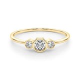 Three Stones Stackable Ring - Image 7